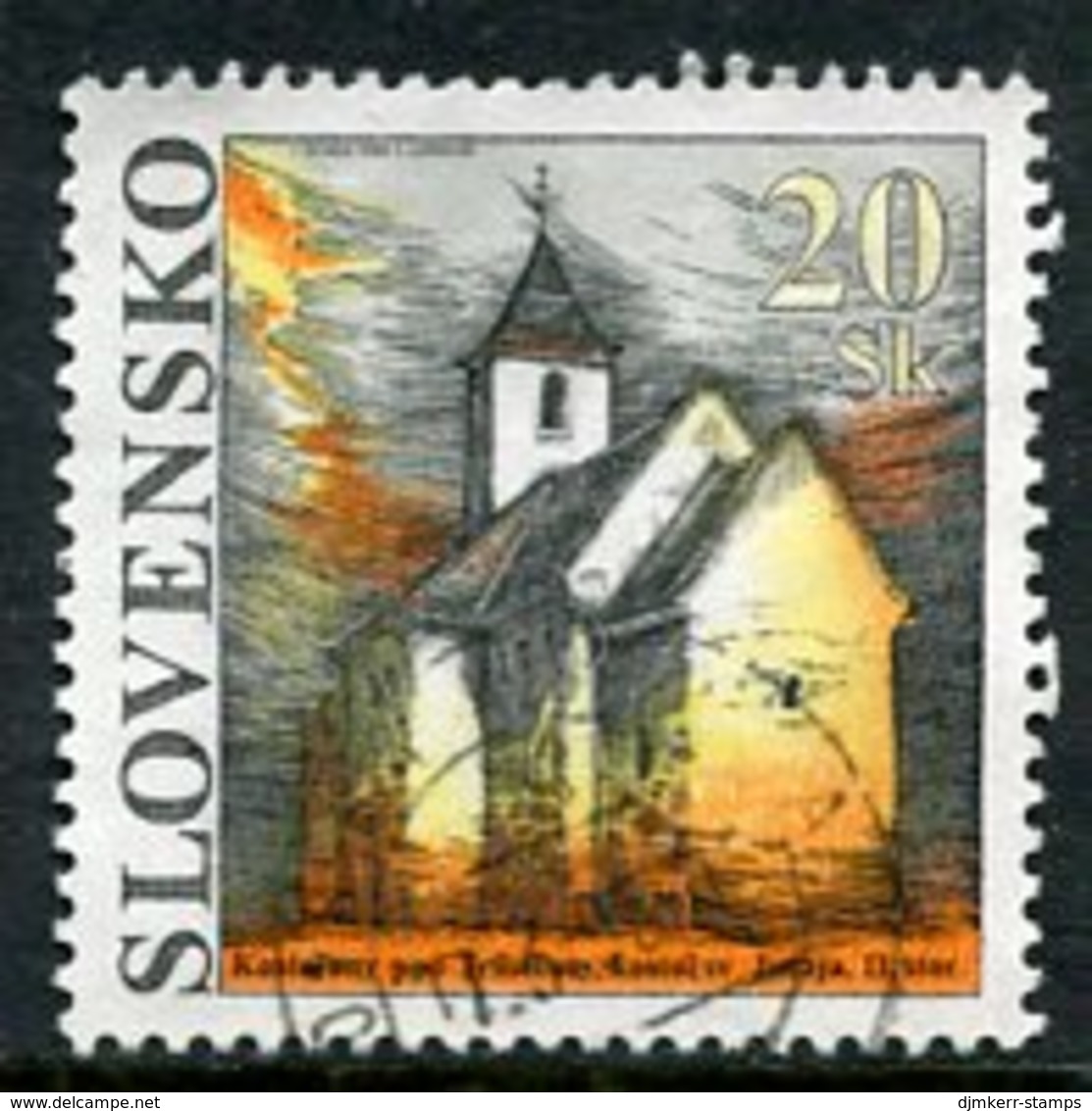 SLOVAKIA 1994 St. George's Church Used.  Michel 205 - Used Stamps