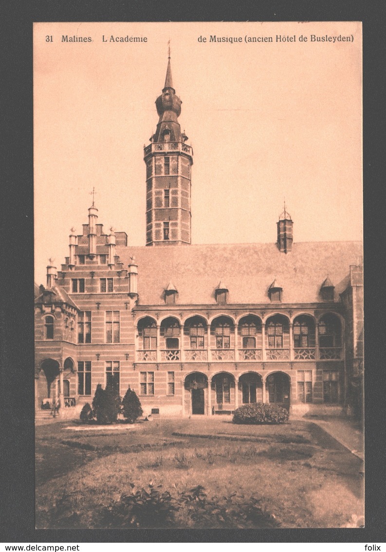 Mechelen / Malines - L'Académie De Musique (ancien Hôtel De Busleyden) - Malines