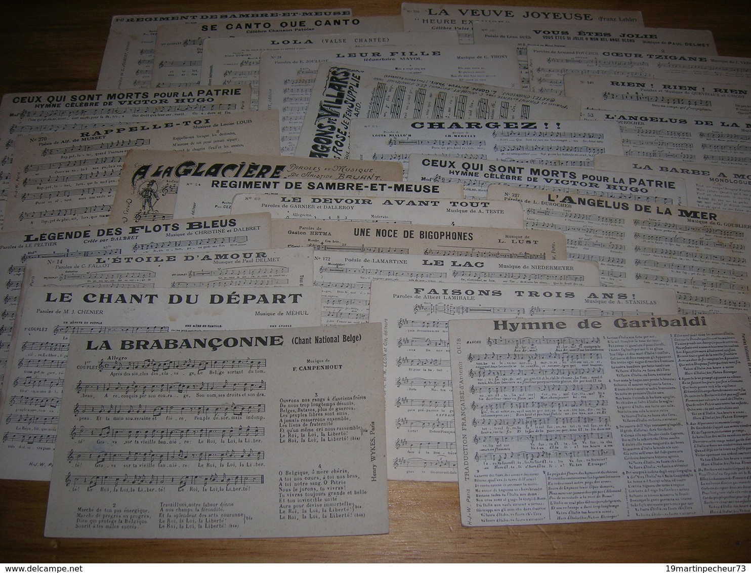 En Lot 27 Cpa Partition De Musique Bon Etat - Musique Et Musiciens