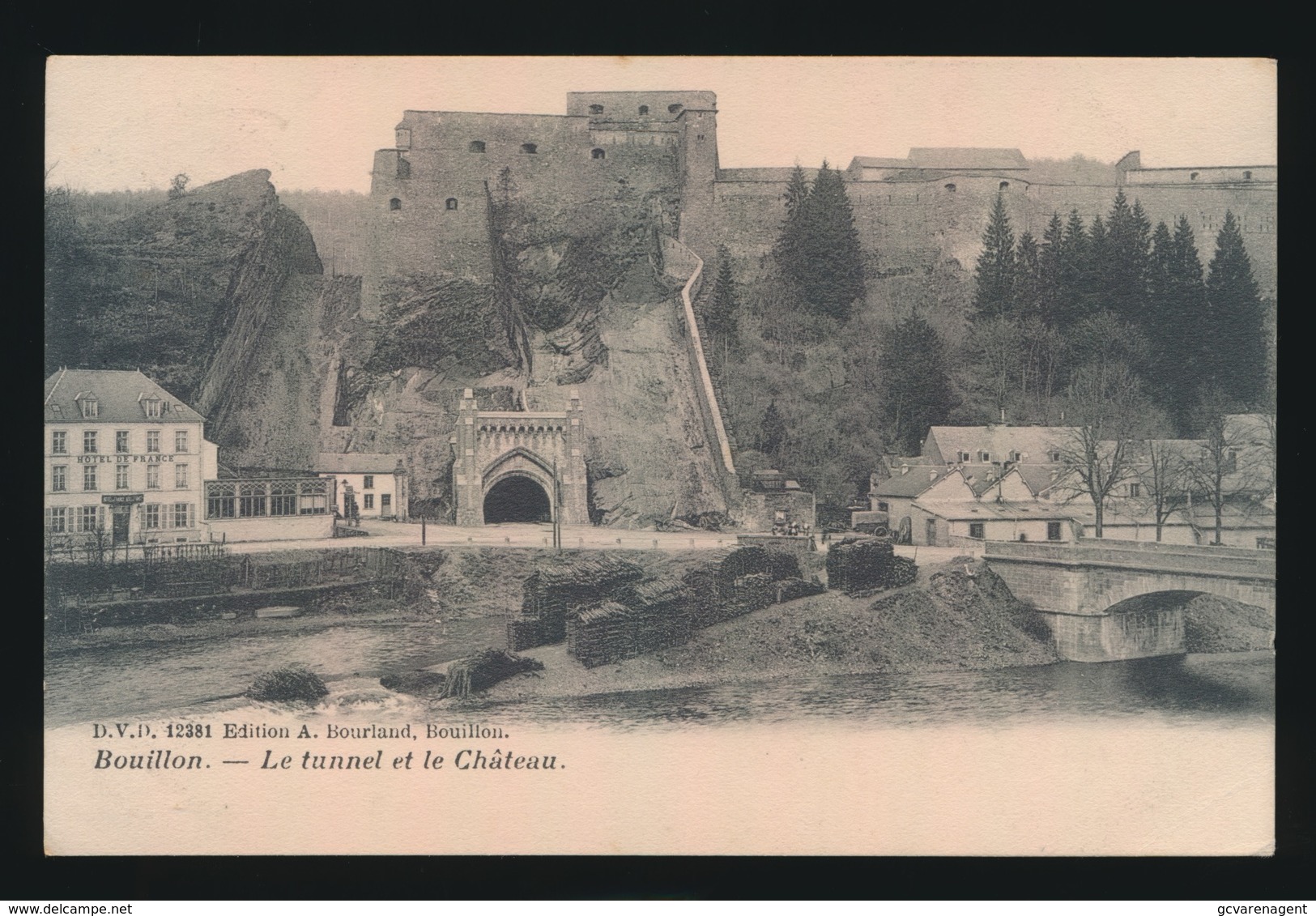 BOUILLON   LE TUNNEL ET LE CHATEAU - Bouillon