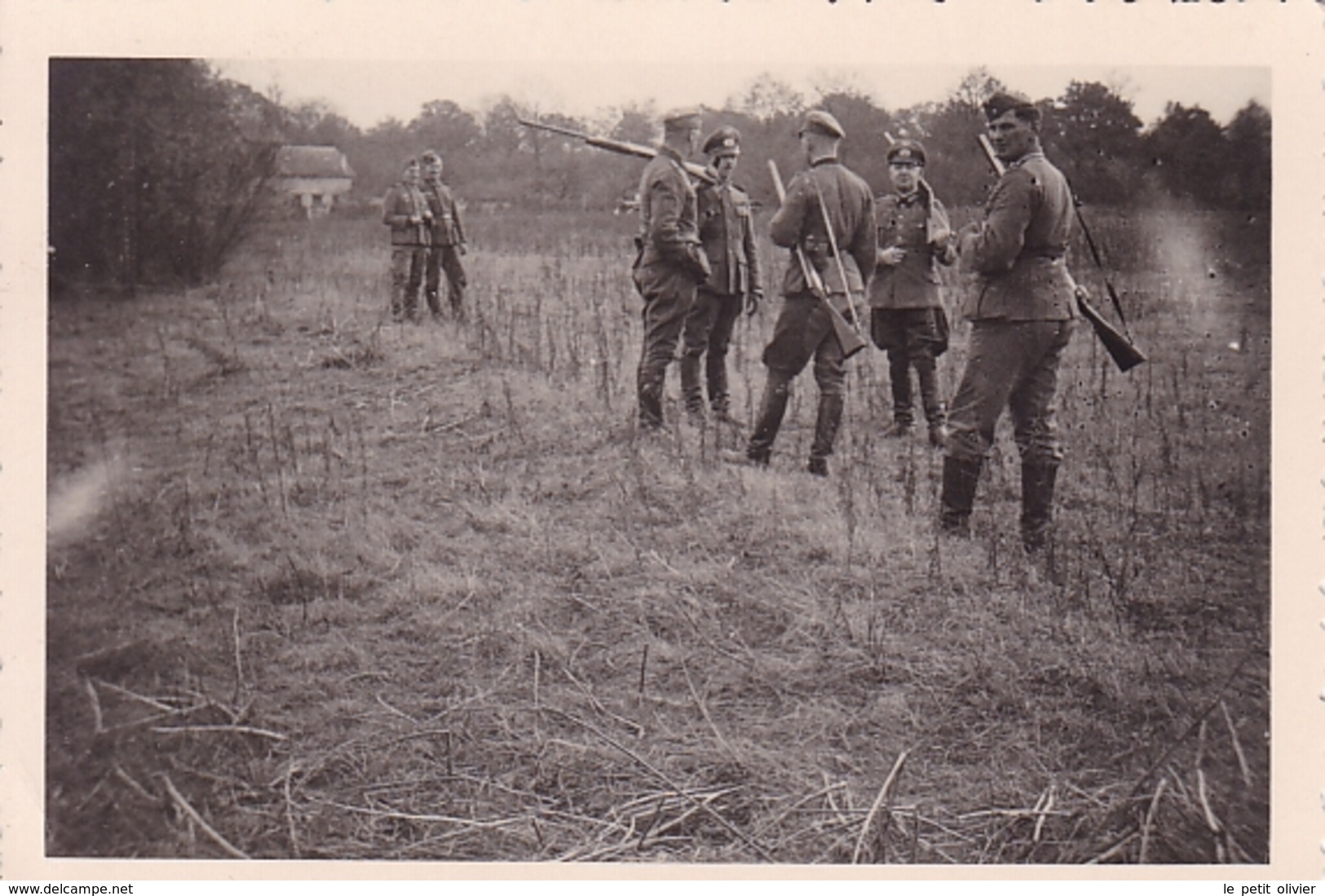 PHOTO ORIGINALE 39 / 45 WW2 WEHRMACHT FRANCE ORLEANS ENTRAÎNEMENT AU TIR POUR LES SOLDATS ALLEMANDS - Krieg, Militär