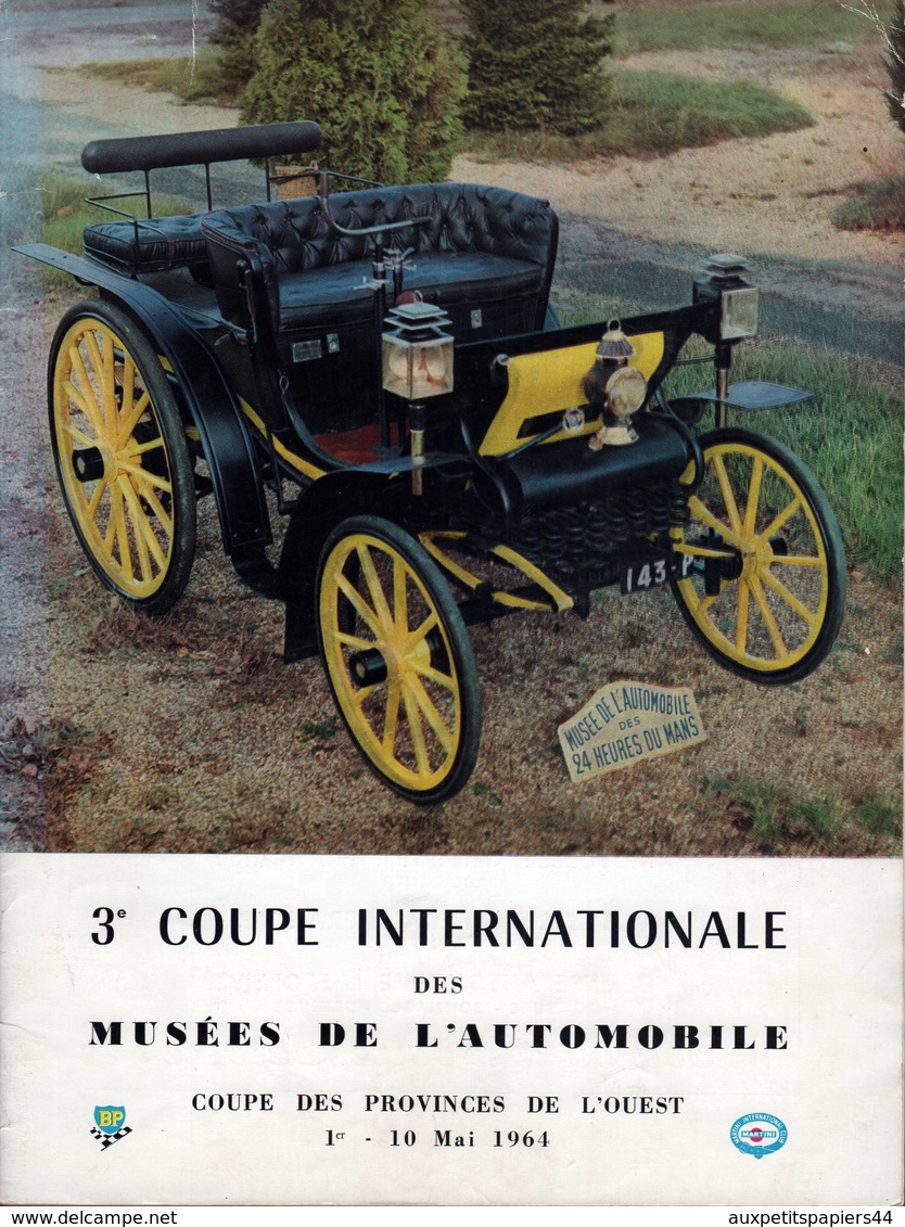 Revue De La 3e Coupe Internationale Des Musées De L'Automobile - Coupe Des Provinces De L'Ouest Du 1 Au 10 Mai 1964 - Auto