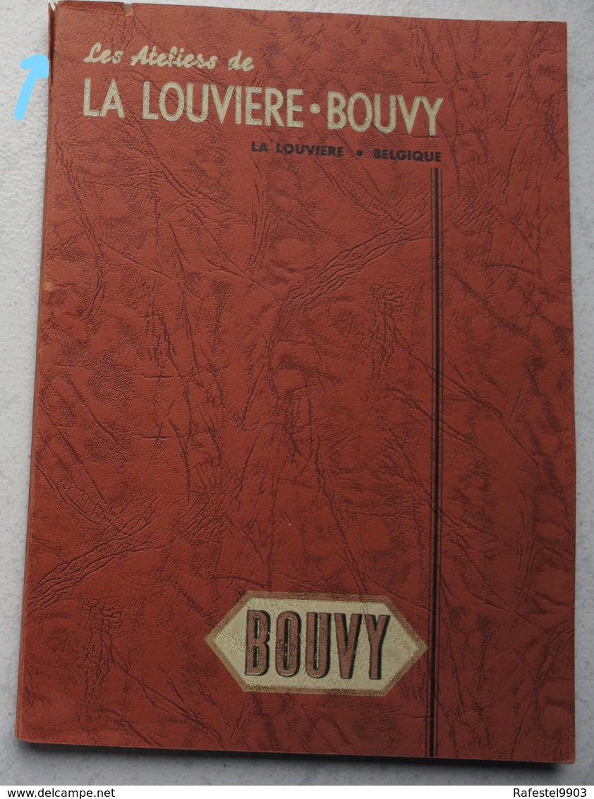 CATALOGUE Société Les Ateliers De LA LOUVIERE BOUVY Matériel Pour Charbonnages Mines Ponts Génie Civil - Autres & Non Classés