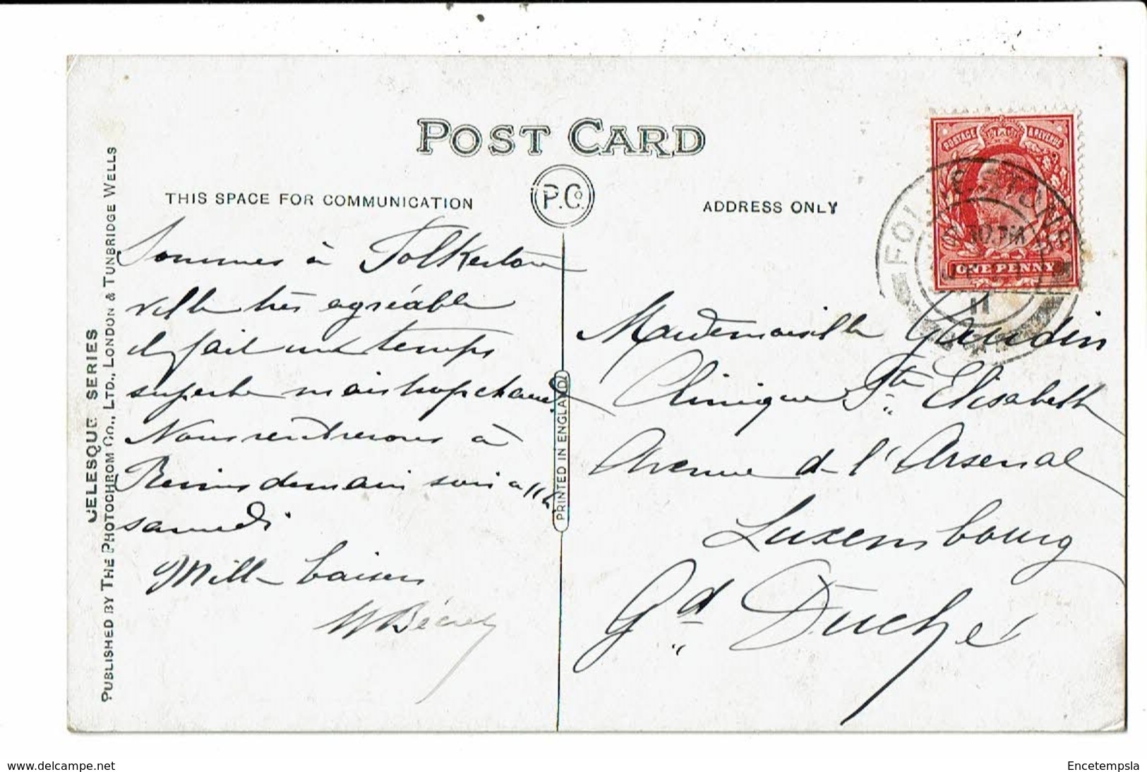 CPA-Carte Postale-Royaume Uni- Folkestone-Fish Market-1911- VM10175 - Folkestone