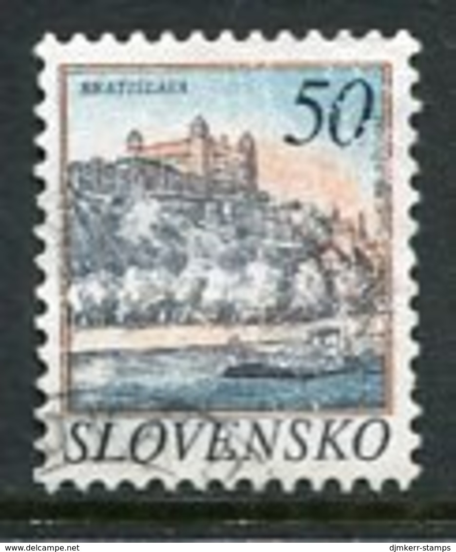 SLOVAKIA 1993 Definitive: Towns 50 Sk Used.  Michel 186 - Oblitérés