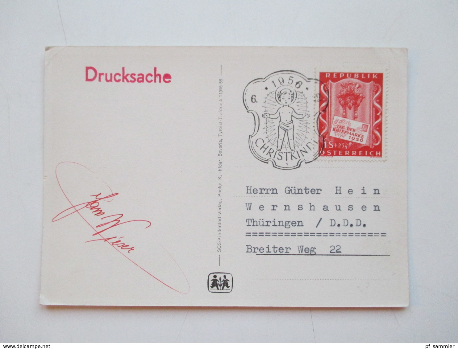 Belegeposten Österreich Christkindl 1956 - 2012 Mit über 60 Stk. Etl. Leitzettel über Christkindl Fundgrube!! Reco Usw. - Collections (sans Albums)