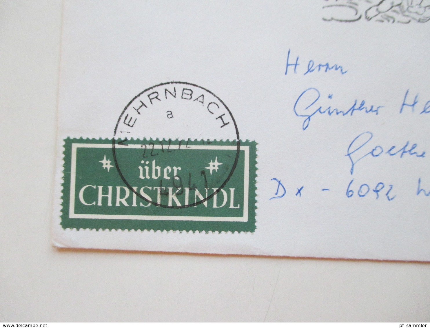 Belegeposten Österreich Christkindl 1956 - 2012 mit über 60 Stk. etl. Leitzettel über Christkindl Fundgrube!! Reco usw.