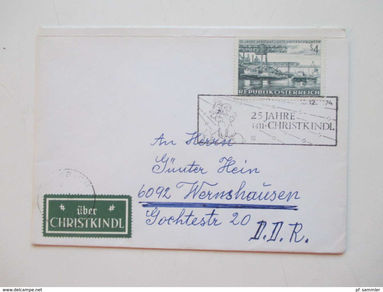 Belegeposten Österreich Christkindl 1956 - 2012 mit über 60 Stk. etl. Leitzettel über Christkindl Fundgrube!! Reco usw.