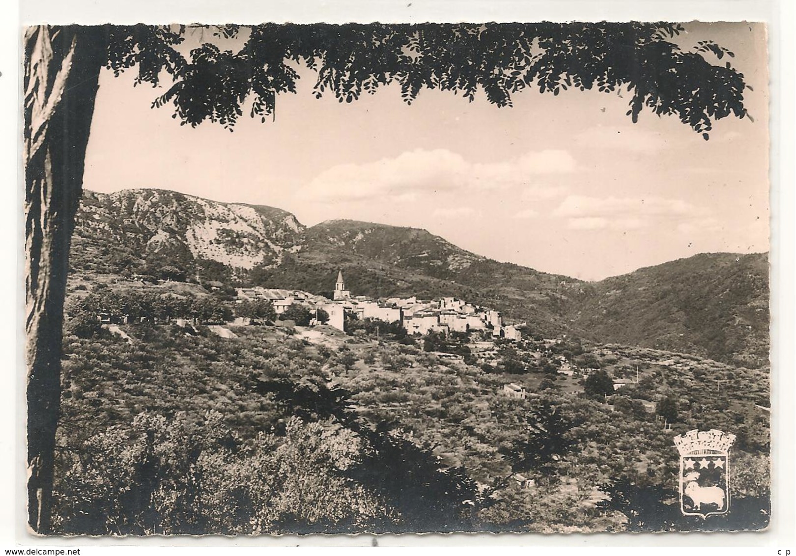 Bargemon - Vue Panoramique - Au Fond , Le Col St Arnoux -  CPSM ° - Bargemon