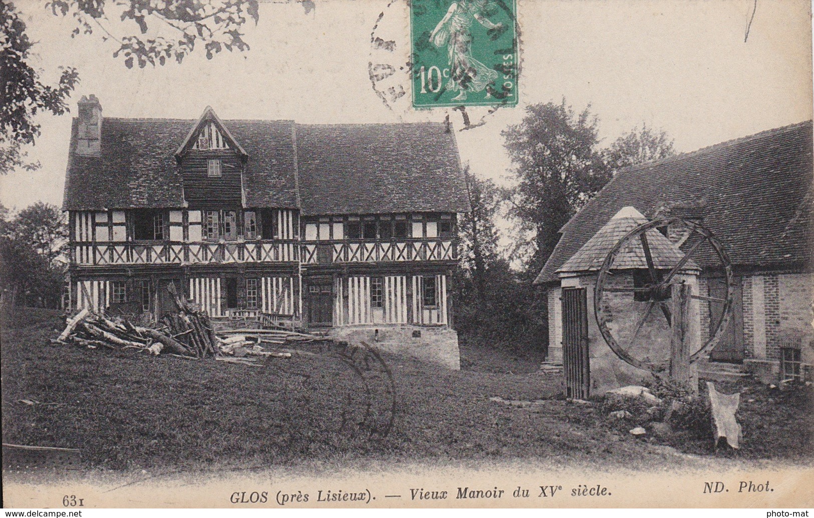 1096... Glos (près Lisieux) - Vieux Manoir Du XVème Siècle - France (14) - Autres & Non Classés