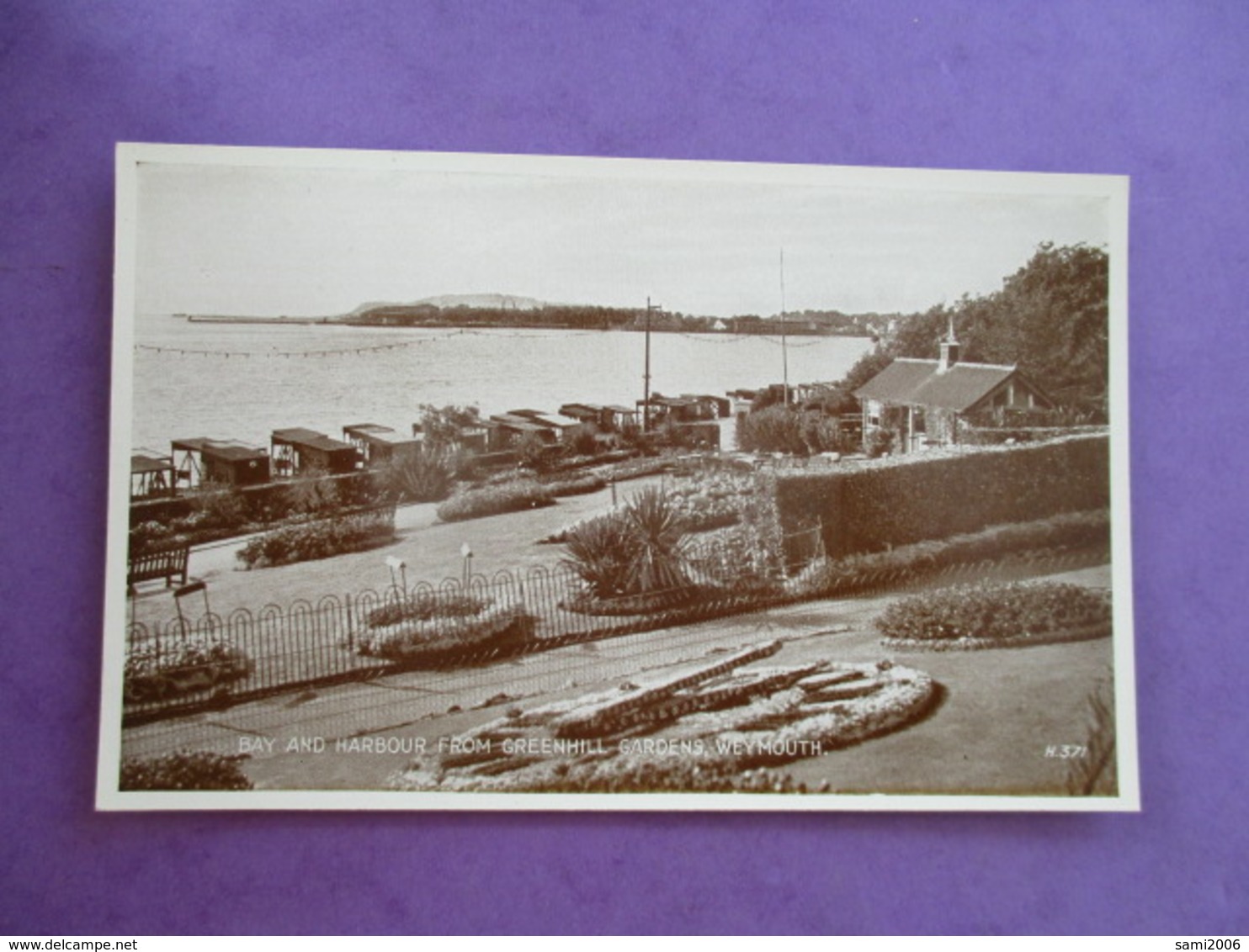 CPA ROYAUME UNI BAY AND HARBOUR FROM GREENHILL GARDENS  WEYMOUTH - Weymouth