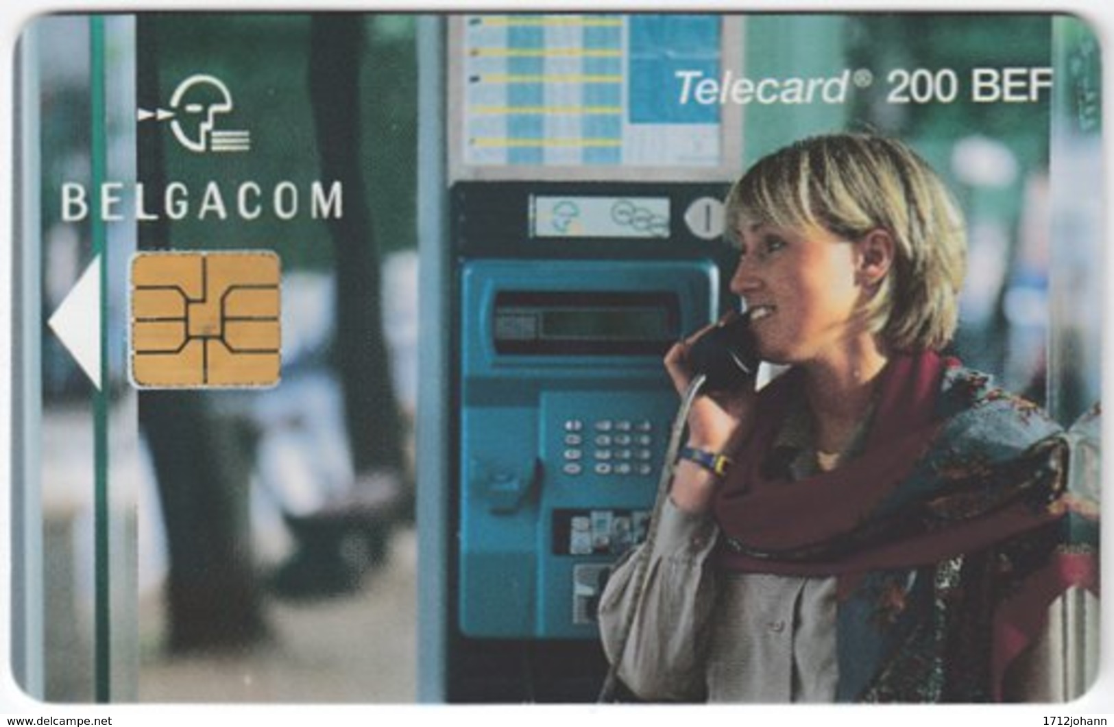 BELGIUM B-527 Chip Belgacom - Communication, Phone Booth - Used - Mit Chip