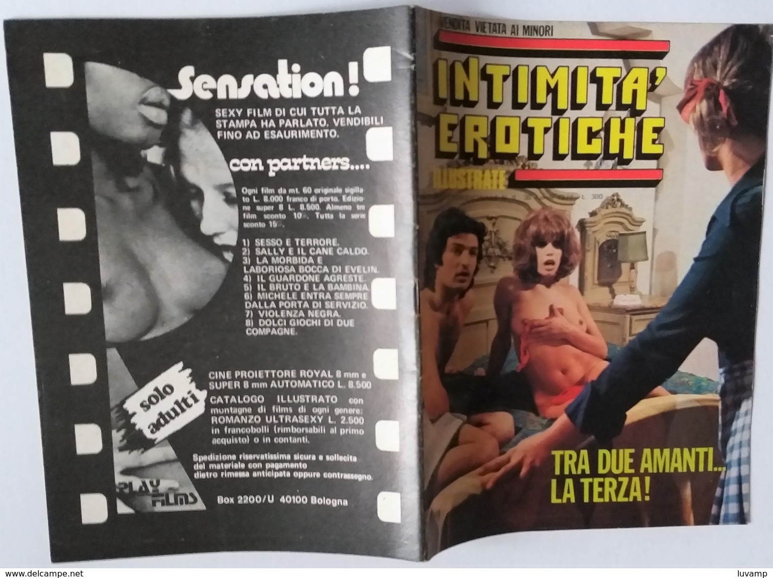 INTIMITà EROTICHE ILLUSTRATE- N.9   DEL  30 APRILE 1974 1974  ( 101219) - Premières éditions