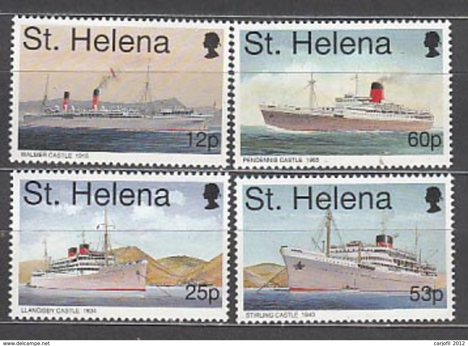 Santa Helena - Correo Yvert 663/6 ** Mnh  Barcos - Saint Helena Island