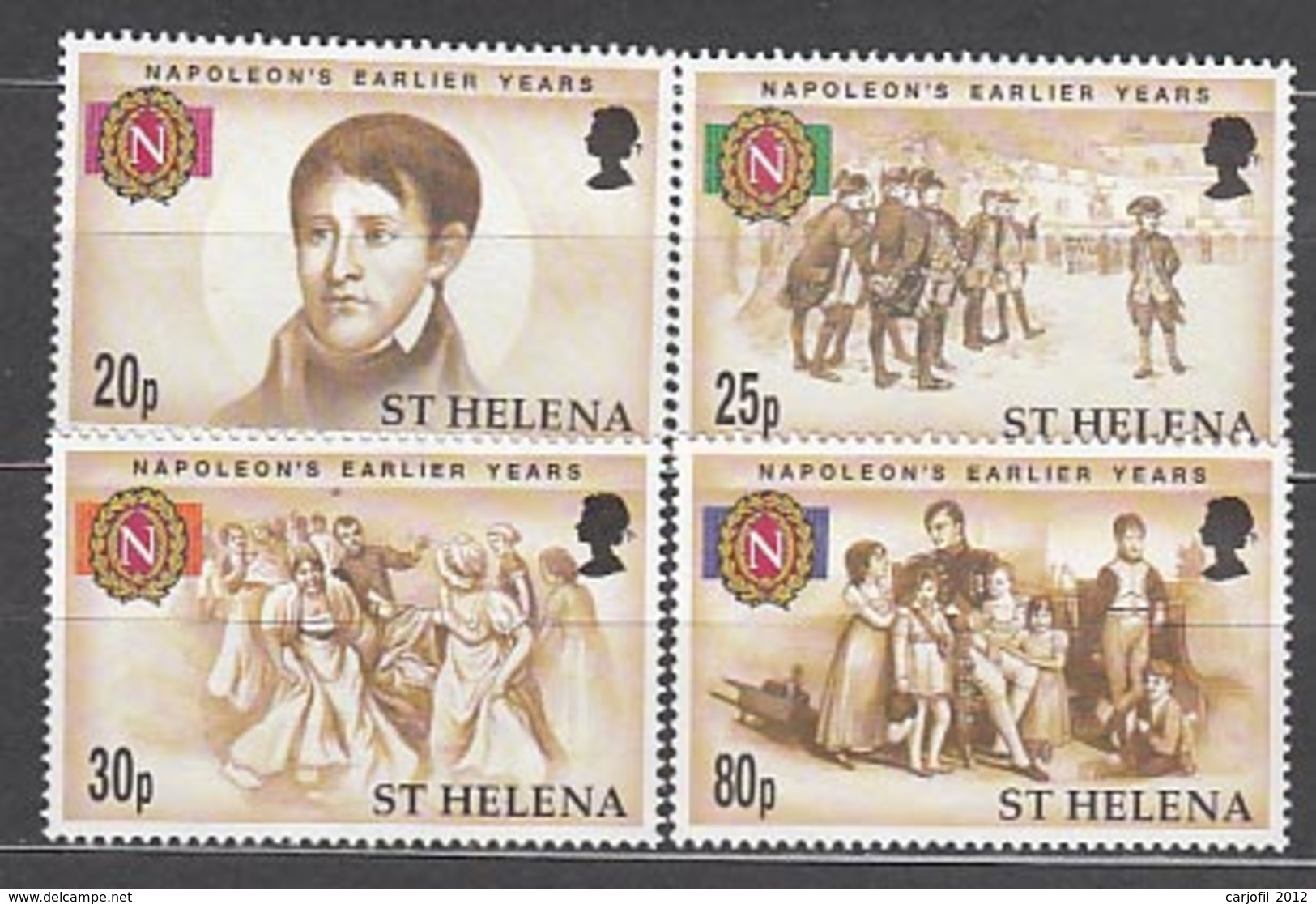 Santa Helena - Correo Yvert 774/7 ** Mnh   Napole�n - Sint-Helena