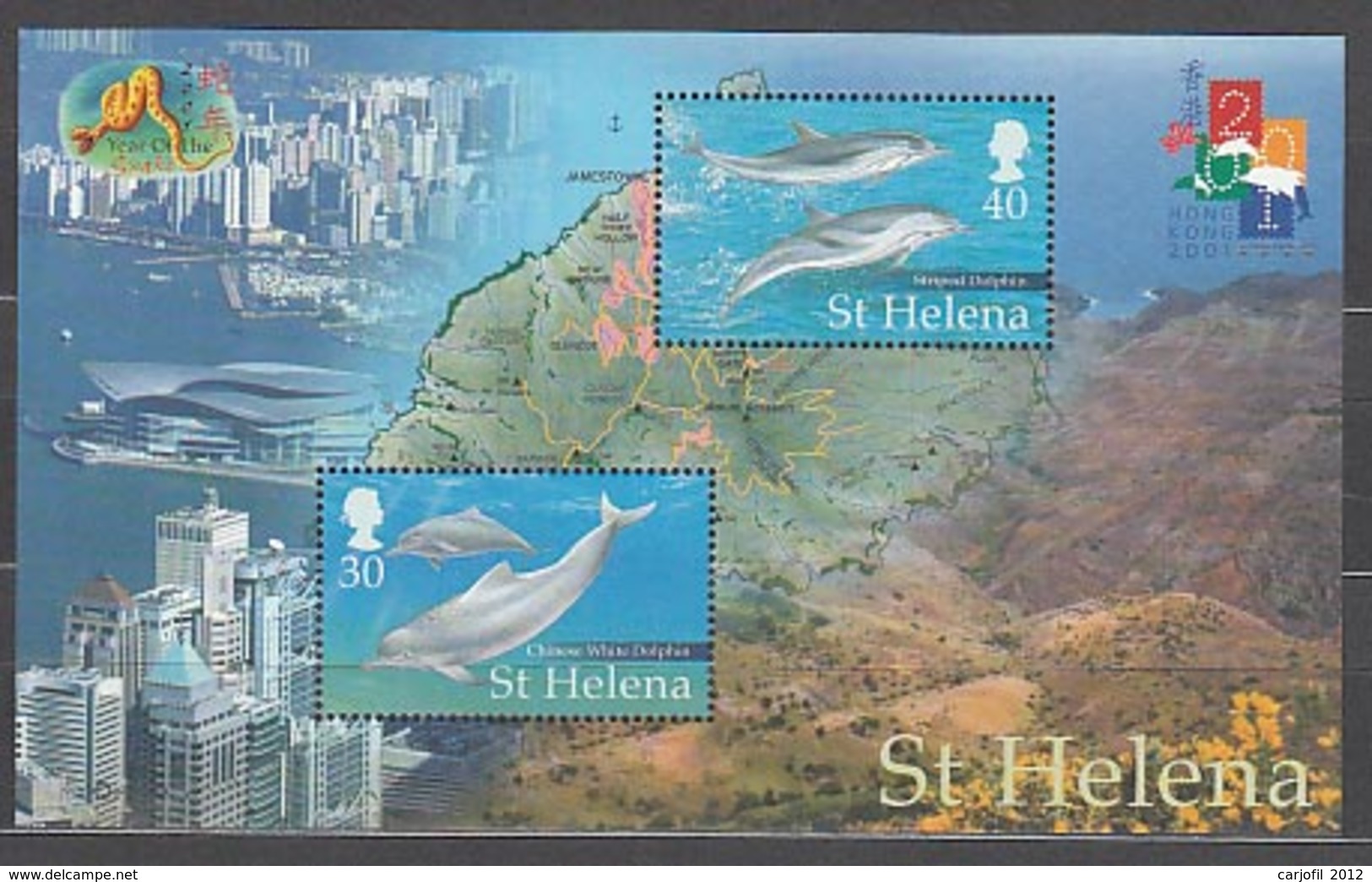 Santa Helena - Hojas Yvert 26 ** Mnh  Fauna Marina - Saint Helena Island