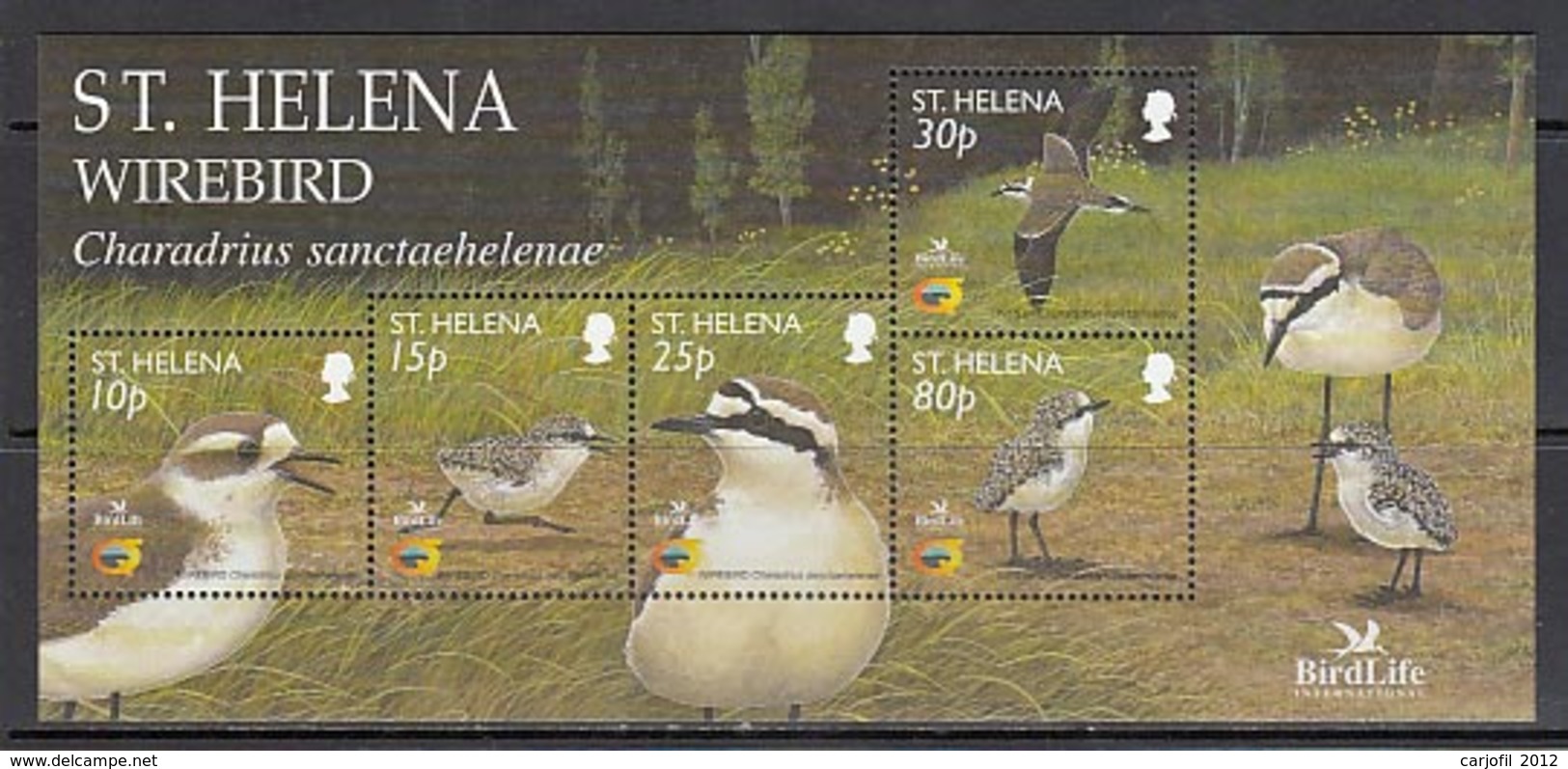 Santa Helena - Hojas Yvert 30 ** Mnh  Fauna Aves - Saint Helena Island