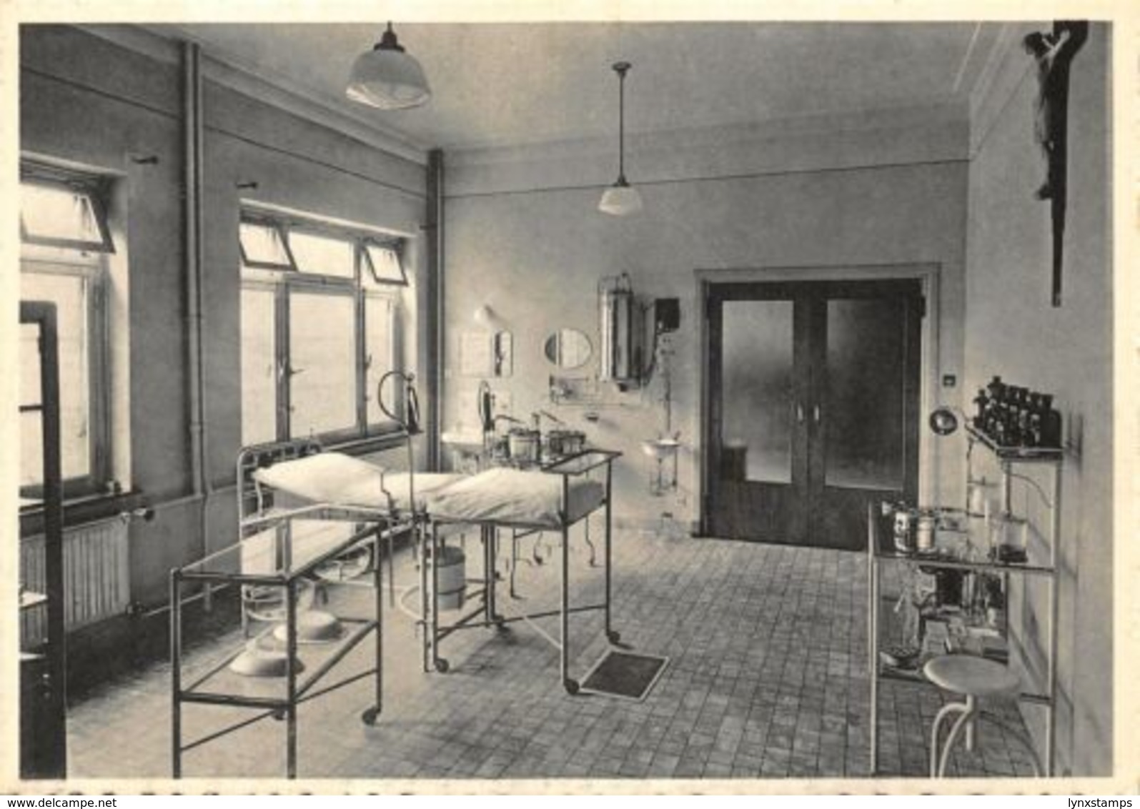 Belgium Maria Middelares Lommel Verloszaal Hospital Interior Postcard - Autres & Non Classés