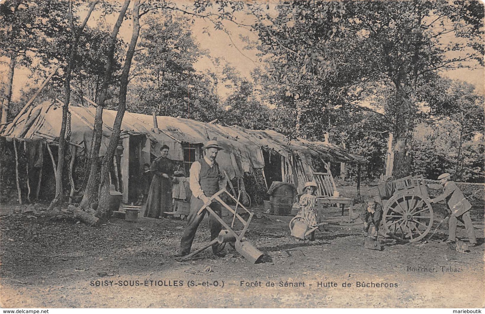 Soisy Sous Etiolles - Forêt De Sénart - Hutte De Bûcherons - Autres & Non Classés