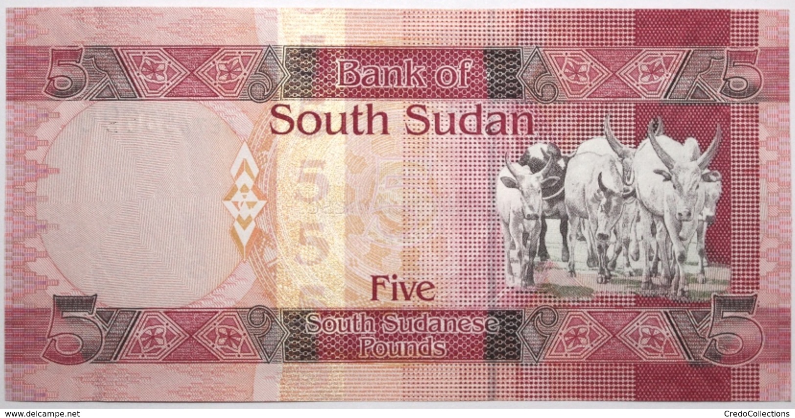 Soudan Du Sud - 5 Pounds - 2011 - PICK 6a - NEUF - Zuid-Soedan