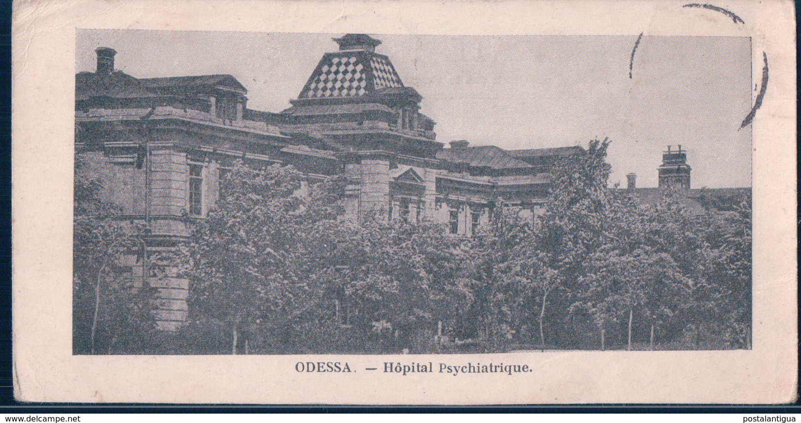 POSTAL UCRANIA - ODESSA - HOPITAL PSYCHIATRIQUE - CIRCULADA - Ucrania