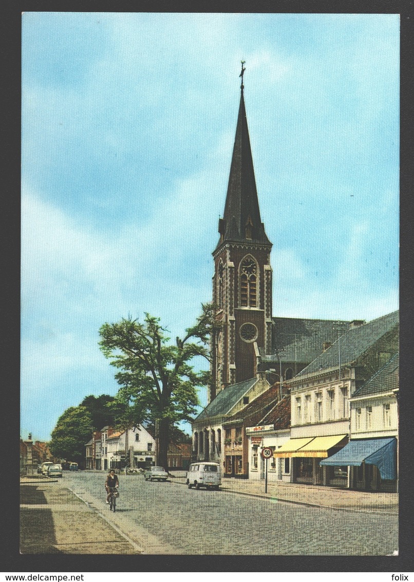 Sint-Gillis-Waas - Sint Egidiuskerk - Vintage Car / Auto - Sint-Gillis-Waas