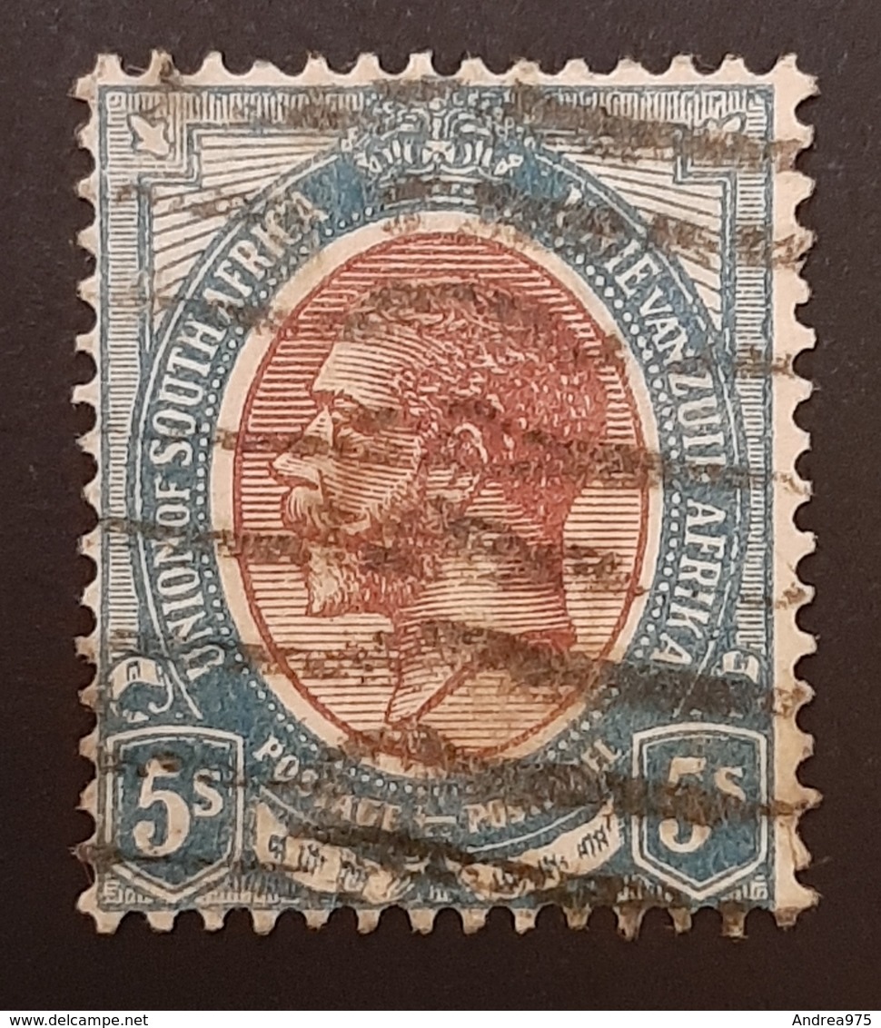 Union Of South Africa KGV, 5 Shillings Used - Used Stamps