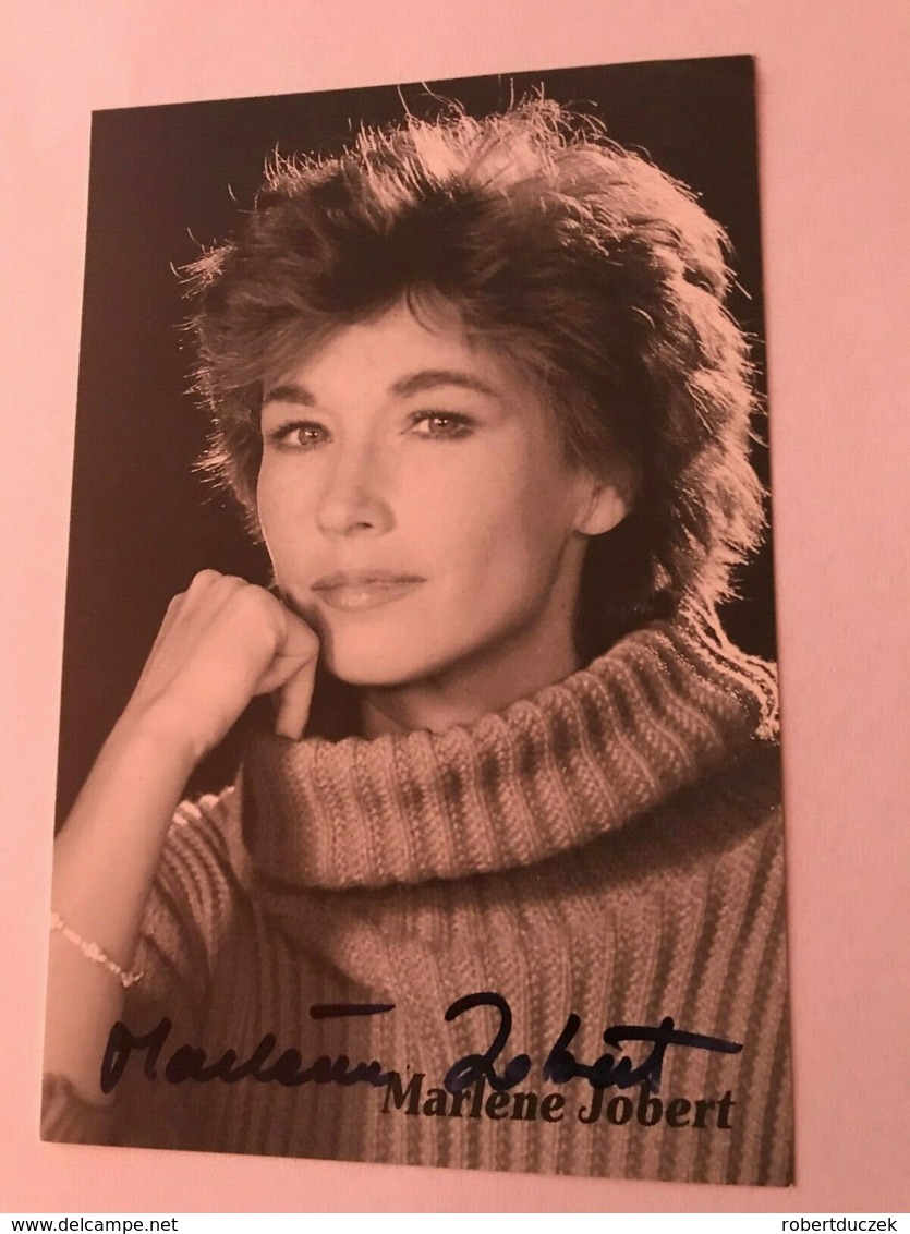 Marlene Jobert Actress Photo Autograph Hand Signed Authentic 10x15 Cm - Dédicacées