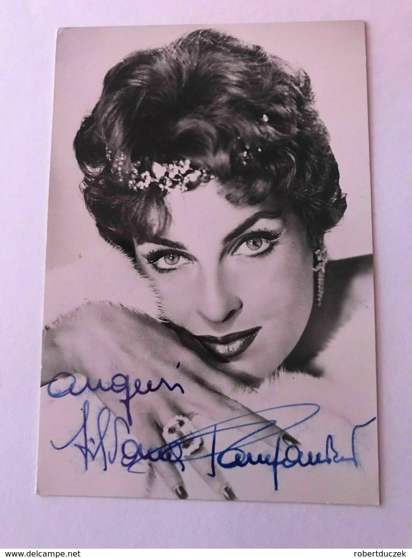 SILVANA PAMPANINI Actress Photo Autograph Hand Signed Authentic 10x15 Cm - Dédicacées