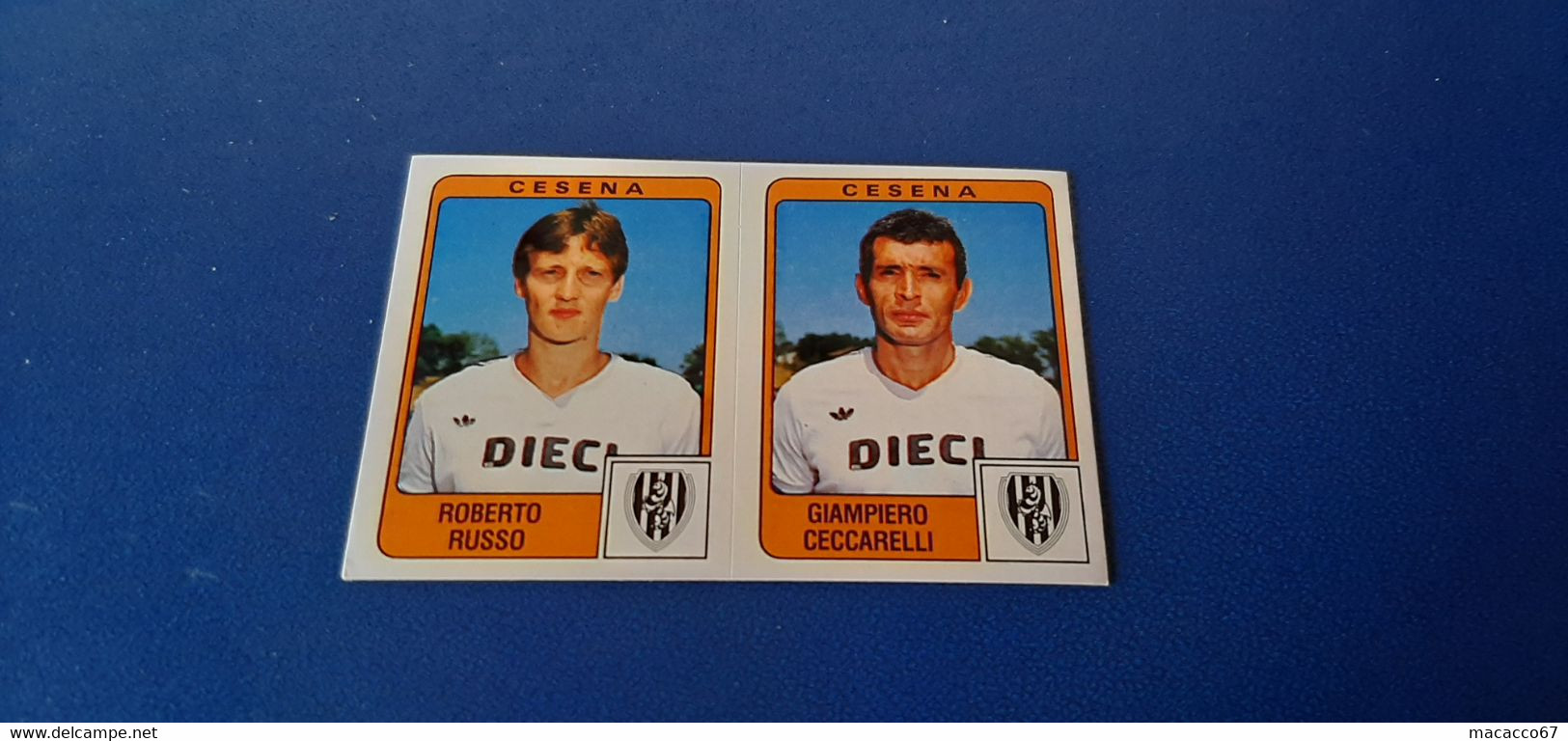 Figurina Calciatori Panini 1984/85 - 370 Russo/Ceccarelli Cesena - Edición Italiana