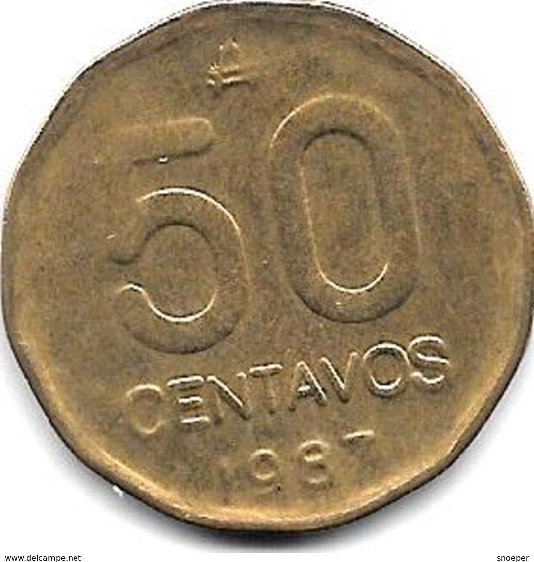*argentina 50 Centavos 1987 Km 99 Bu - Argentine