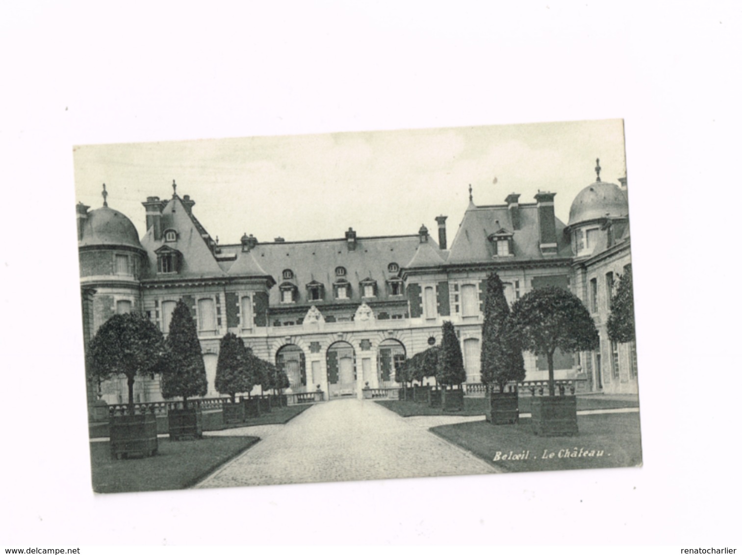 Le Château.Expédié à Charleroi. - Beloeil