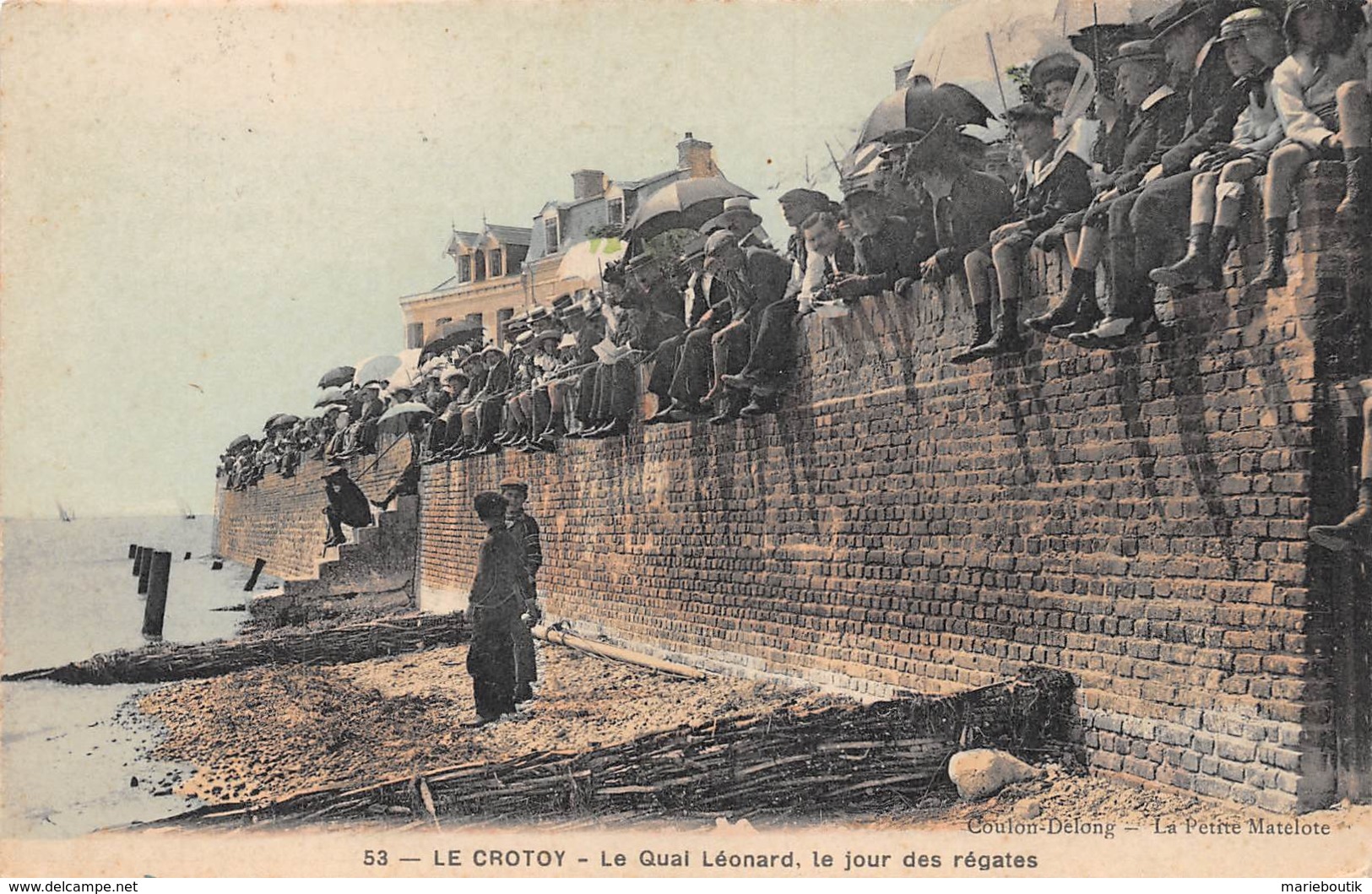 Le Crotoy - Le Quai Léonard, Le Jour Des Régates - Le Crotoy