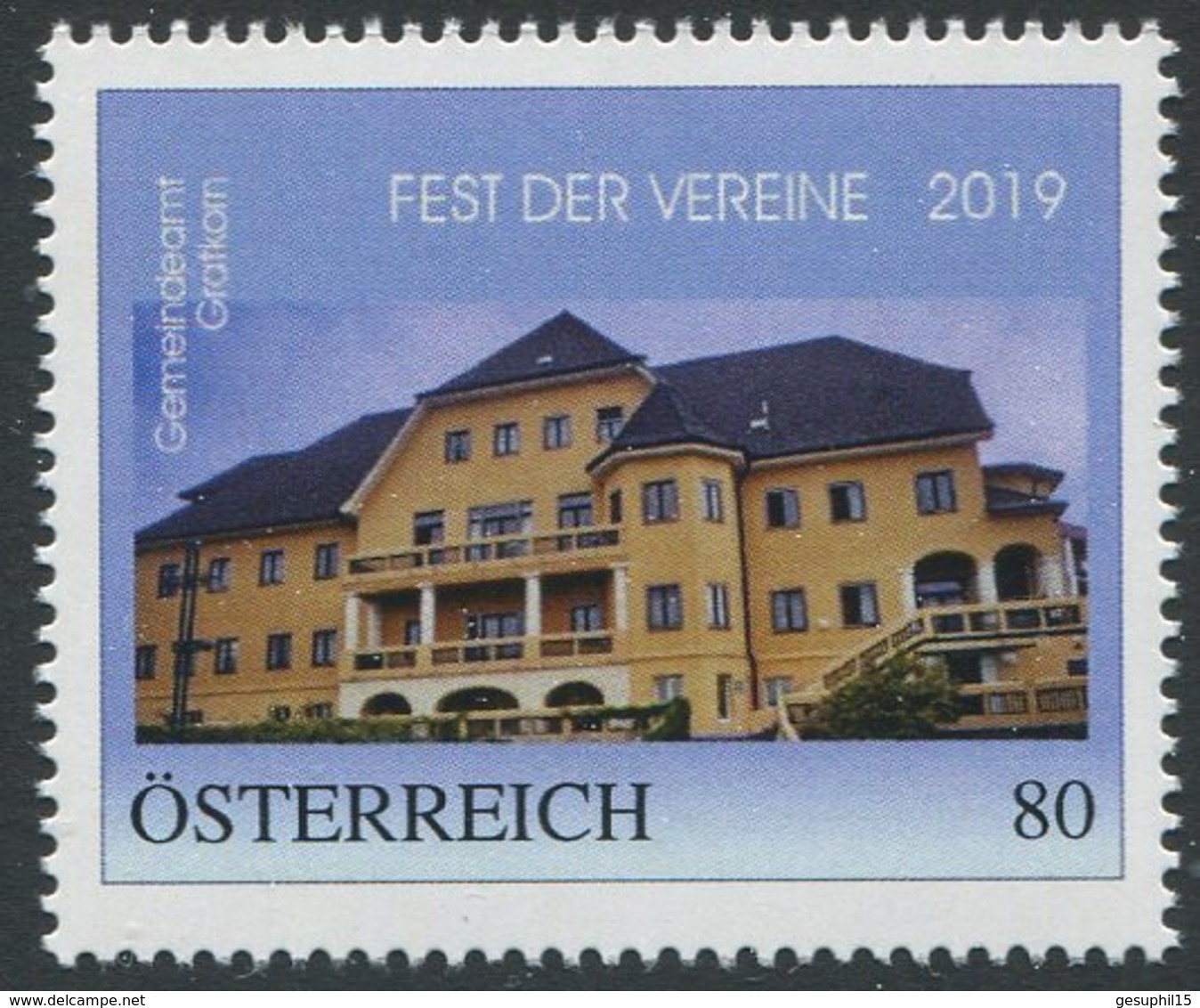 ÖSTERREICH / 8130699 / Fest Der Vereine 2019 In Gratkorn / Postfrisch / ** / MNH - Personalisierte Briefmarken