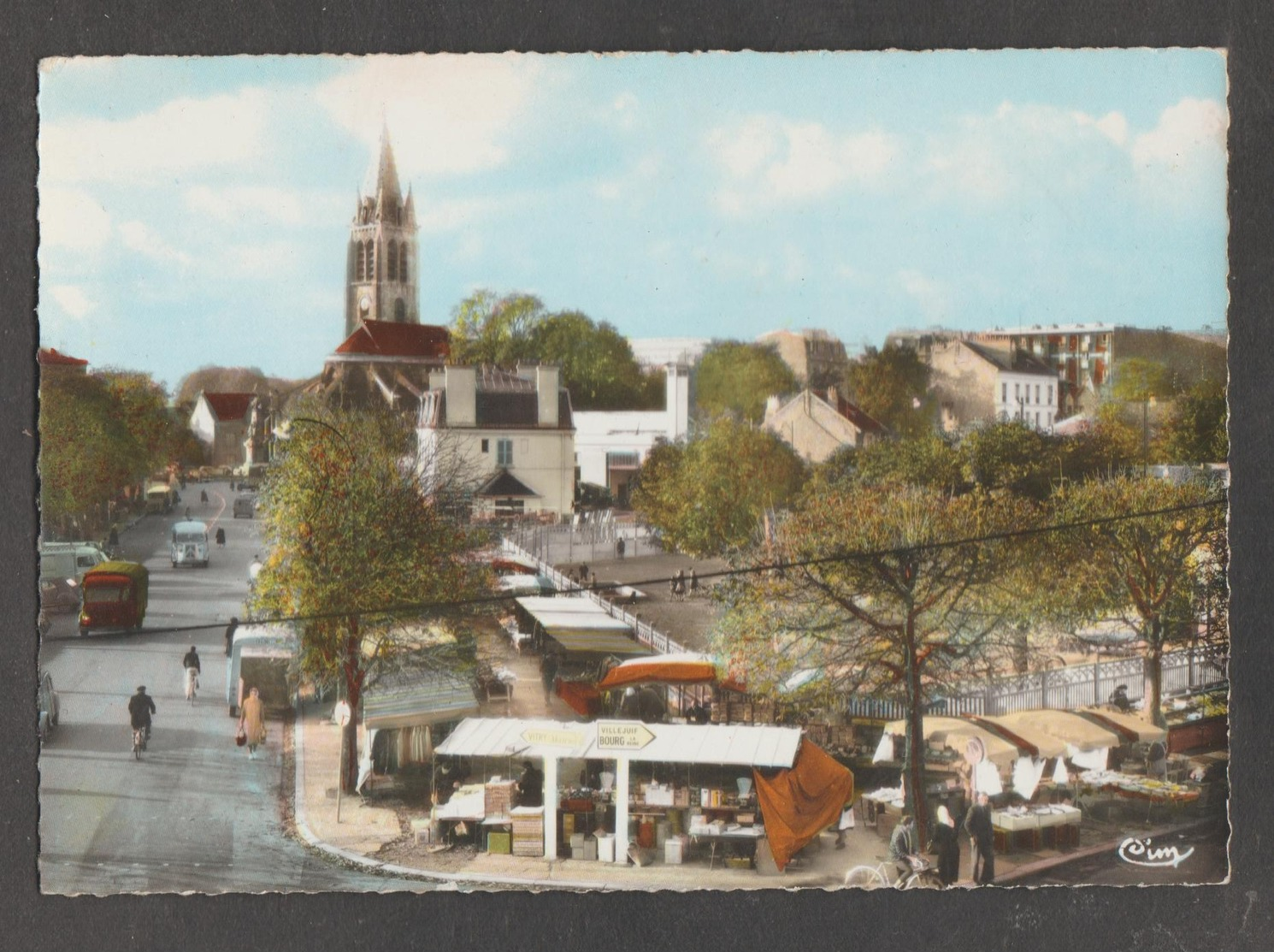 Vitry-sur-Seine - Le Marché Et L'Eglise ( 2 Scans ) - Vitry Sur Seine