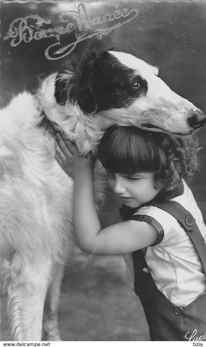 L'Enfant Et Son Barzoî. Scan - Chiens