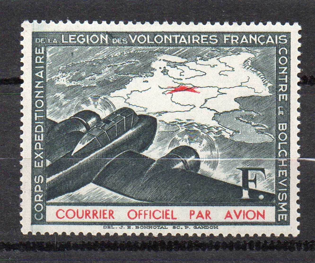 Timbres France LVF N° 2 Neuf (*) - Sellos De Guerra