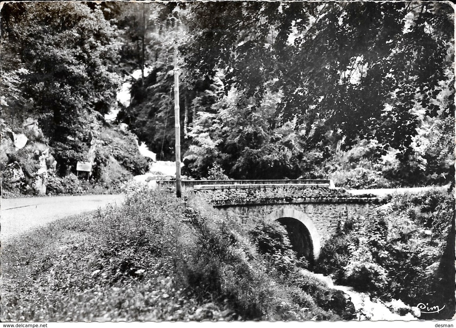 CPSM  ESCOULOUBRE LES BAINS - La Route Du Carcanet. - Autres & Non Classés