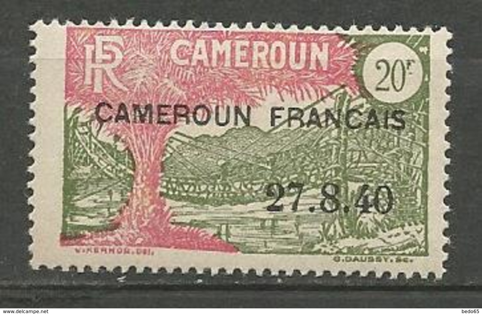 CAMEROUN N° 205 GOM COLONIALE NEUF** SANS CHARNIERE / MNH - Neufs