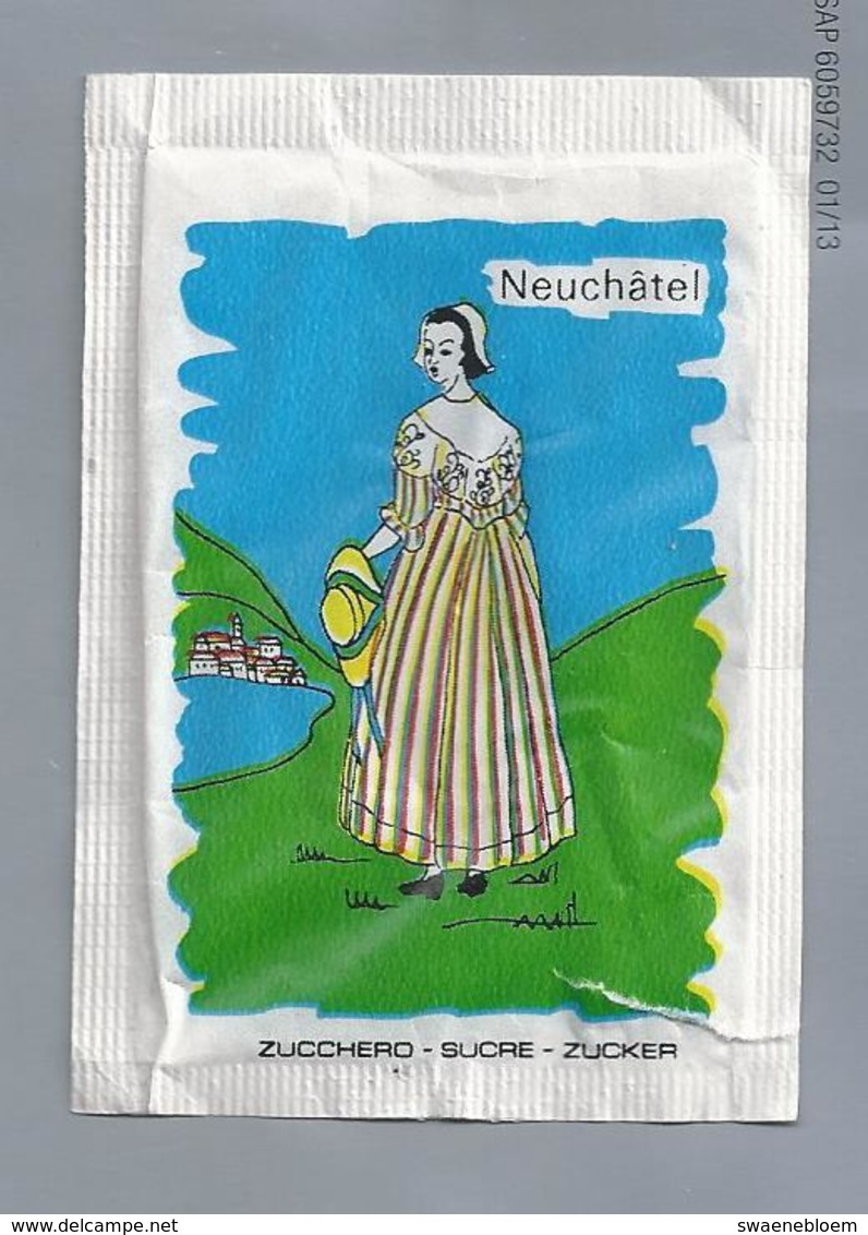 Suikerzakje.- NEUCHATEL - SOLOTHURN. G. PERPELLINI - LOSONE. Zwitserland. Suisse. Sugar Sucre Zucchero Zucker - Suiker