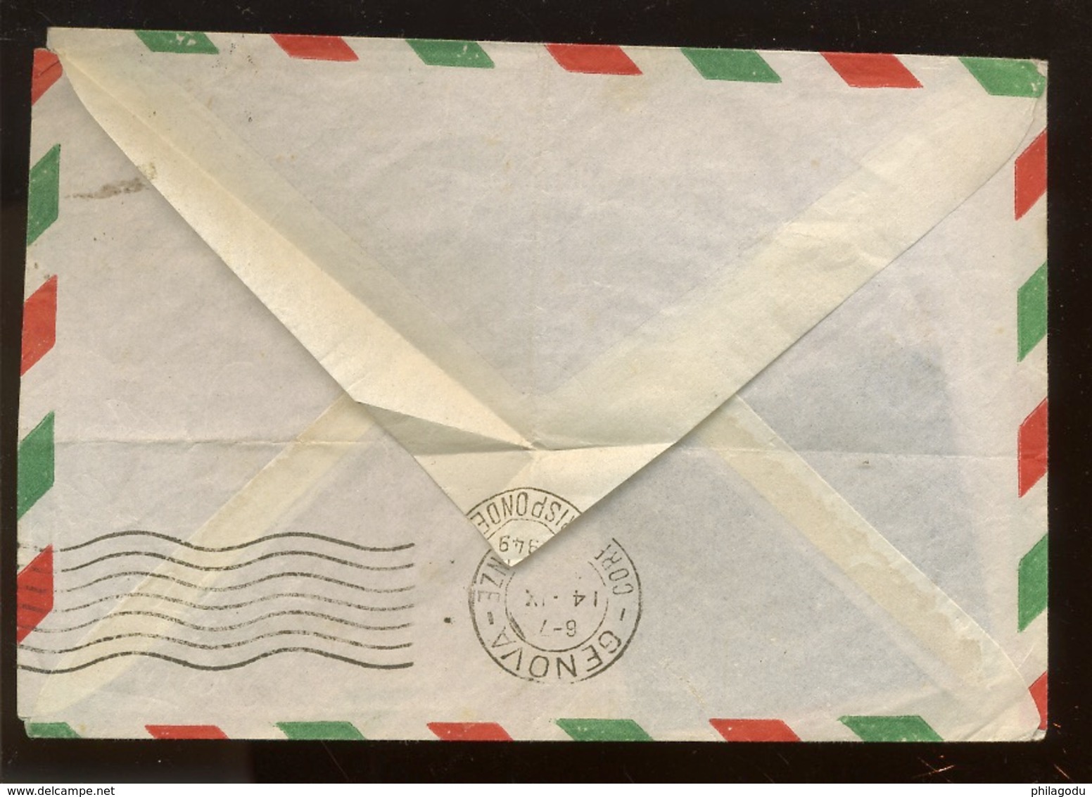 1949. Cover From Eritrea To Genova Italia - Other & Unclassified