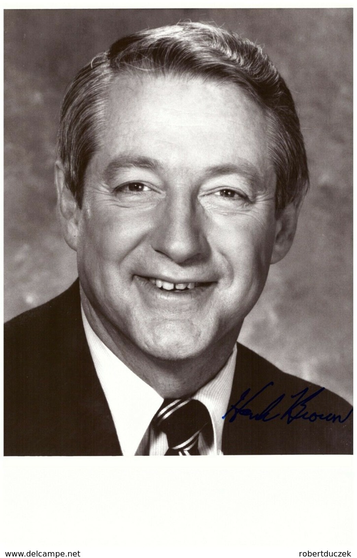 Hank Brown Politician Photo Autograph Hand Signed Authentic 20 X 25 Cm - Dédicacées