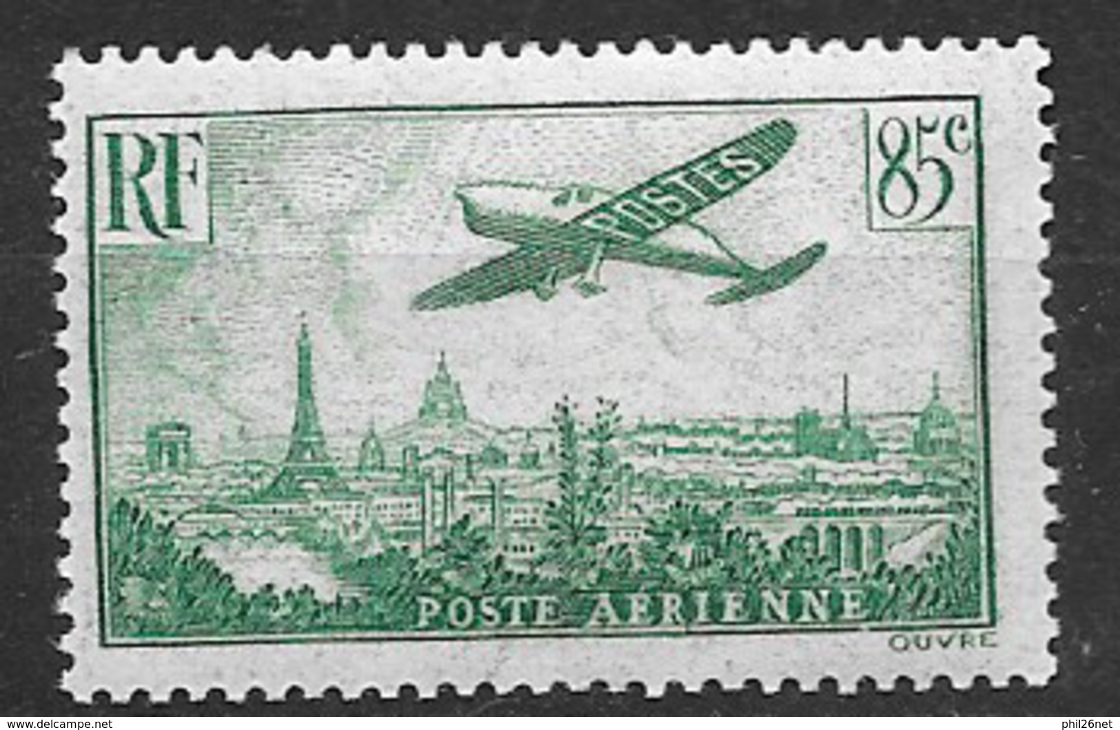 France Poste Aérienne N° 8  Neuf  * * TB  = MNH VF      - 1927-1959 Nuovi