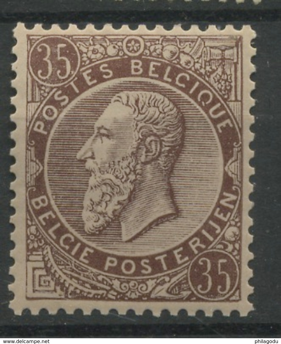 49 ** Neuf SANS Charnière  POSTFRIS  Heel Fris.   Cote 70,- Euros - 1884-1891 Léopold II