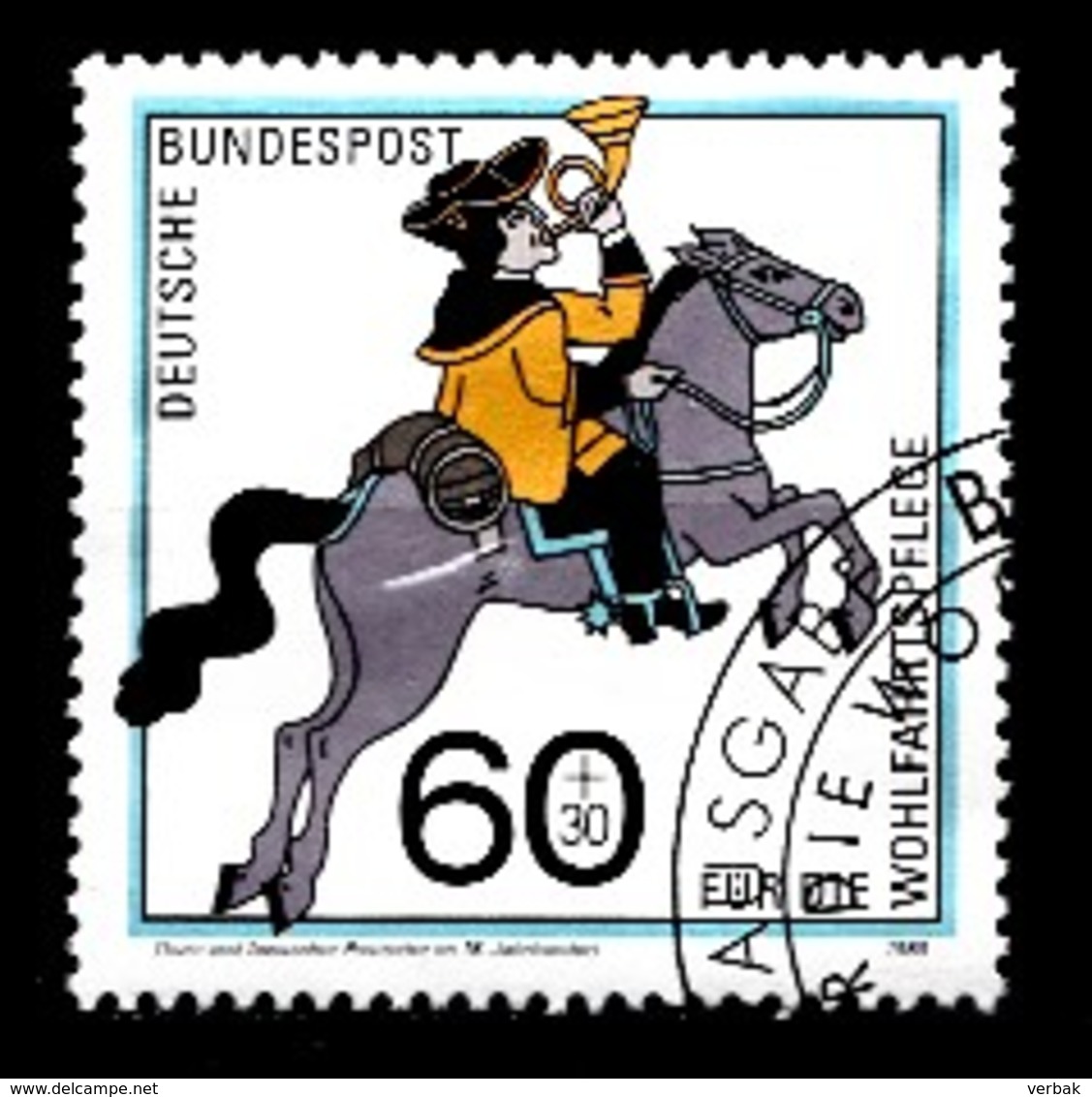 Bund  1989 Mi.nr.: 1437 Postbeförderung  Gestempelt / Oblitérés / Used - Usati