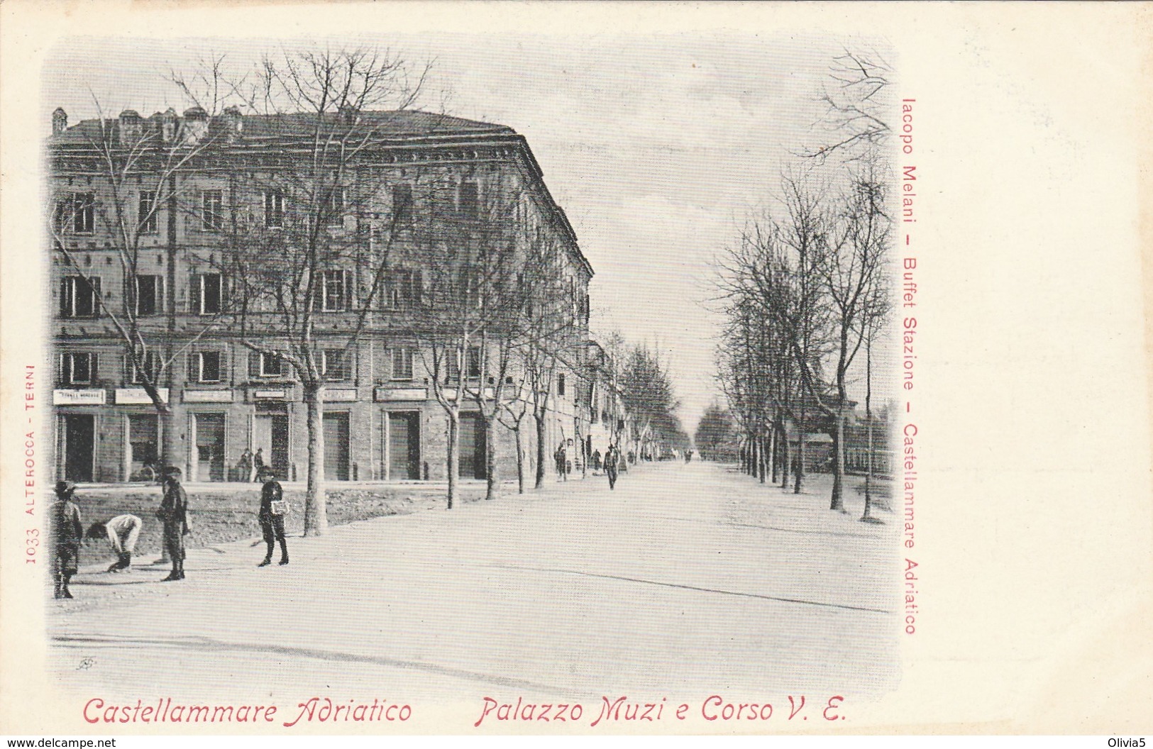 CASTELLAMMARE ADRIATICO - PALAZZO MUZI E CORSO V.E. - Teramo