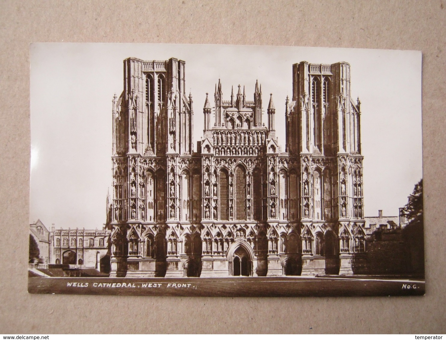 England / WELLS CATHEDRAL, WEST FRONT - Wells