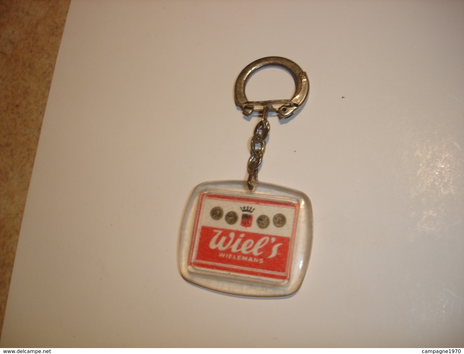 ANCIEN PORTE CLEFS PUBLICITAIRE - BIERE WIEL'S BRASSERIE WIELEMANS - Porte-clefs