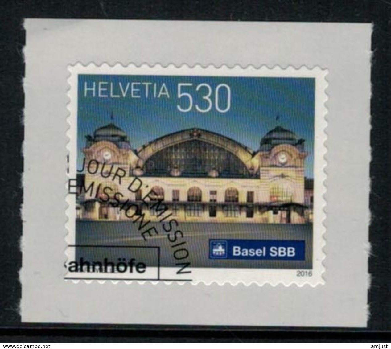 Suisse // Schweiz // Switzerland // 2016  // Gare De Bâle Oblitéré 1er Jour No. 1616 - Used Stamps