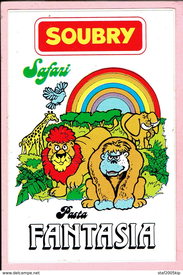 Sticker - SOUBRY - Safari - Pasta - FANTASIA - Autocollants